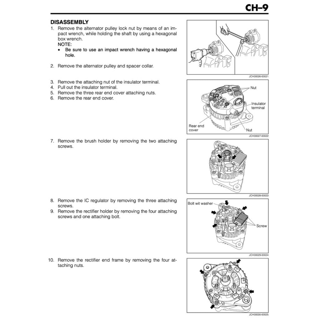 PERODUA NAUTICA (2008-2009) SERVICE WORKSHOP MANUAL