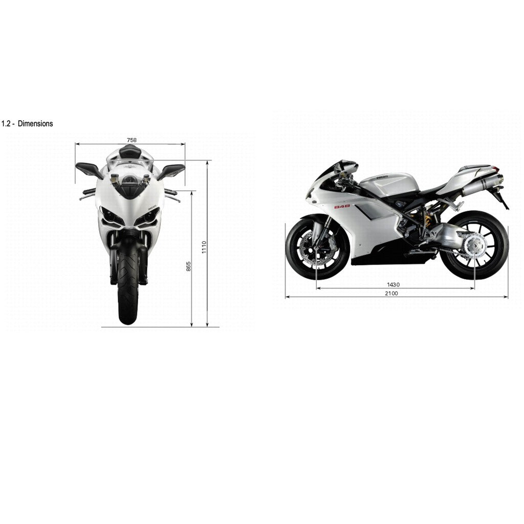 DUCATI 848 (2008-2013) SERVICE REPAIR WORKSHOP MANUAL
