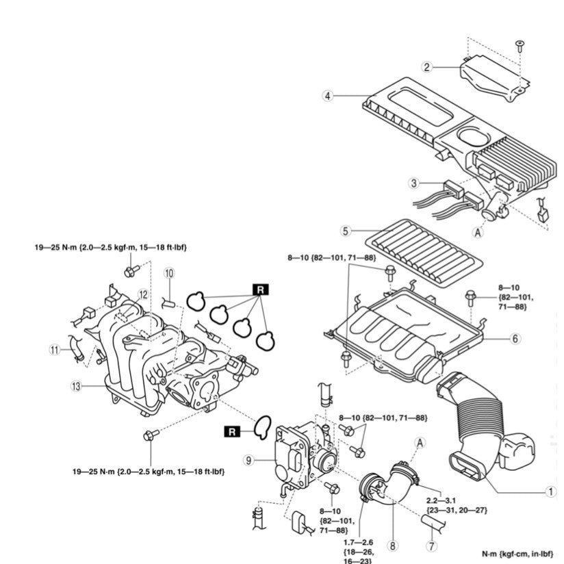 MAZDA 2 DE/DH (2007-2014) SERVICE WORKSHOP MANUAL