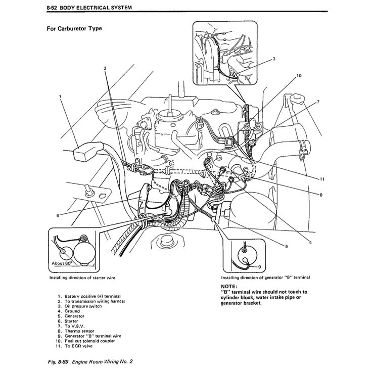 SUZUKI VITARA ET/TA (1989-1998) SERVICE WORKSHOP MANUAL