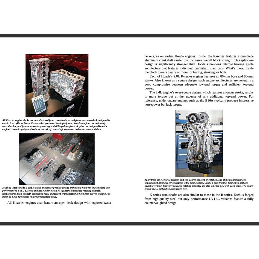 HONDA K-SERIES ENGINE SWAPS: Upgrade to More Horsepower & Advanced Technology (2014) - SA276
