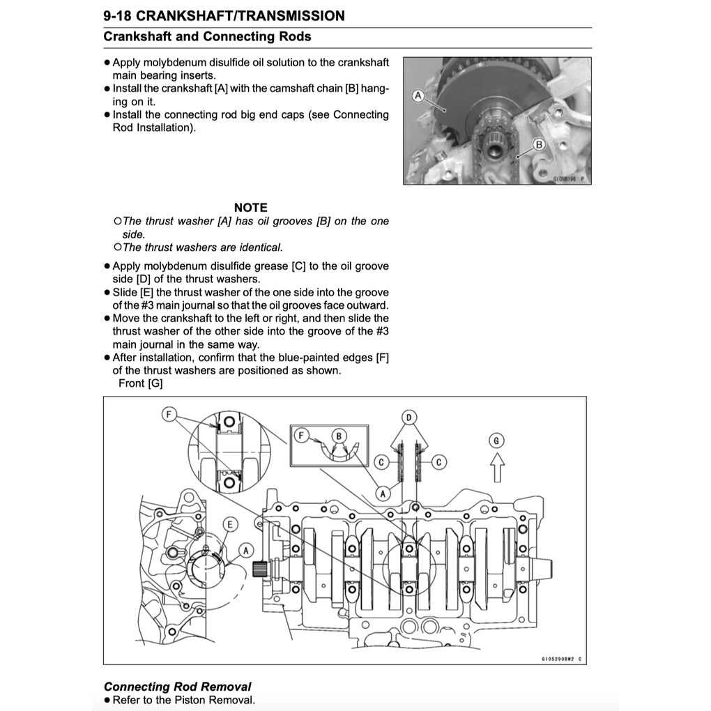 KAWASAKI ZX-6R /636 (2013-2016) SERVICE WORKSHOP MANUAL + OWNER'S MANUAL