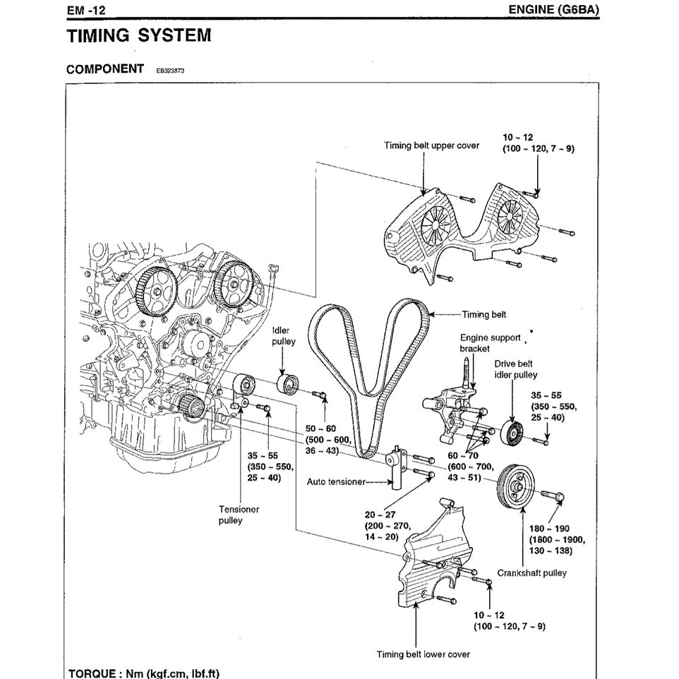 HYUNDAI TUCSON JM (2004-2009) SERVICE WORKSHOP MANUAL