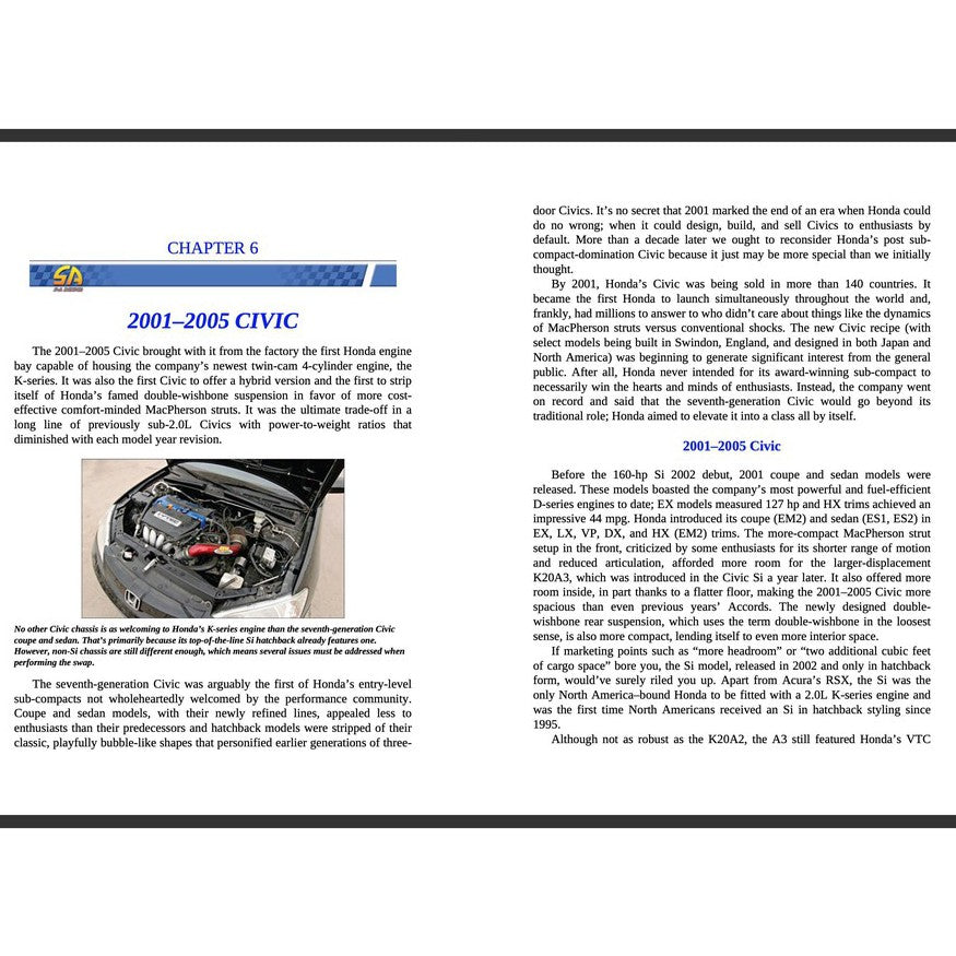 HONDA K-SERIES ENGINE SWAPS: Upgrade to More Horsepower & Advanced Technology (2014) - SA276