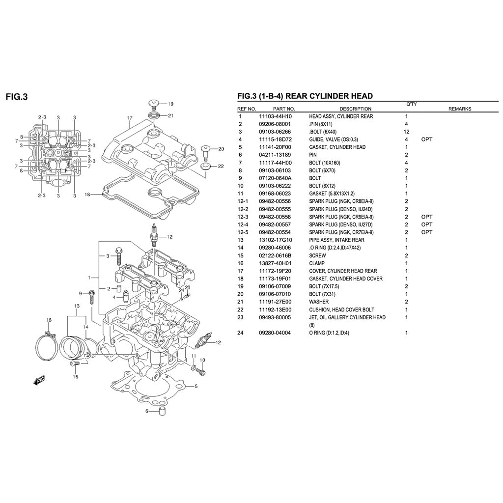 SUZUKI V STORM V STROM VSTROM DL650 (2012-2016) SERVICE WORKSHOP MANUAL + PARTS CATALOGUE + OWNER' MANUAL