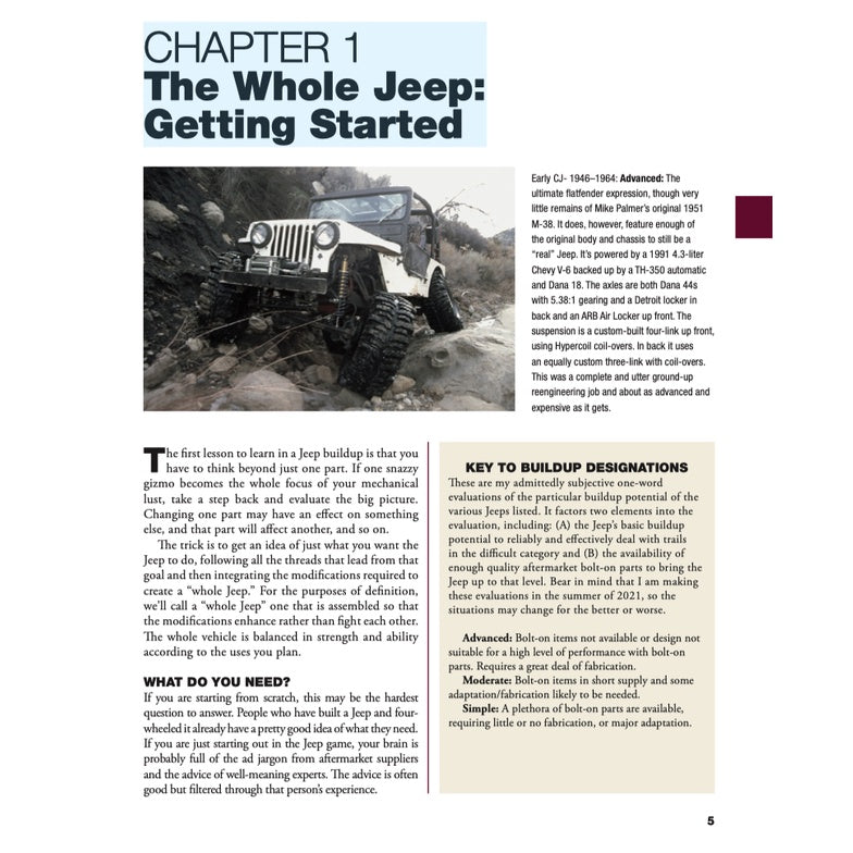 Jeep 4x4 Performance Handbook, 3rd Edition - Motorbooks Workshop