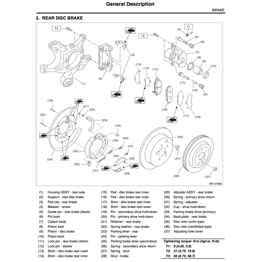 SUBARU FORESTER SJ (2013-2018) SERVICE WORKSHOP MANUAL