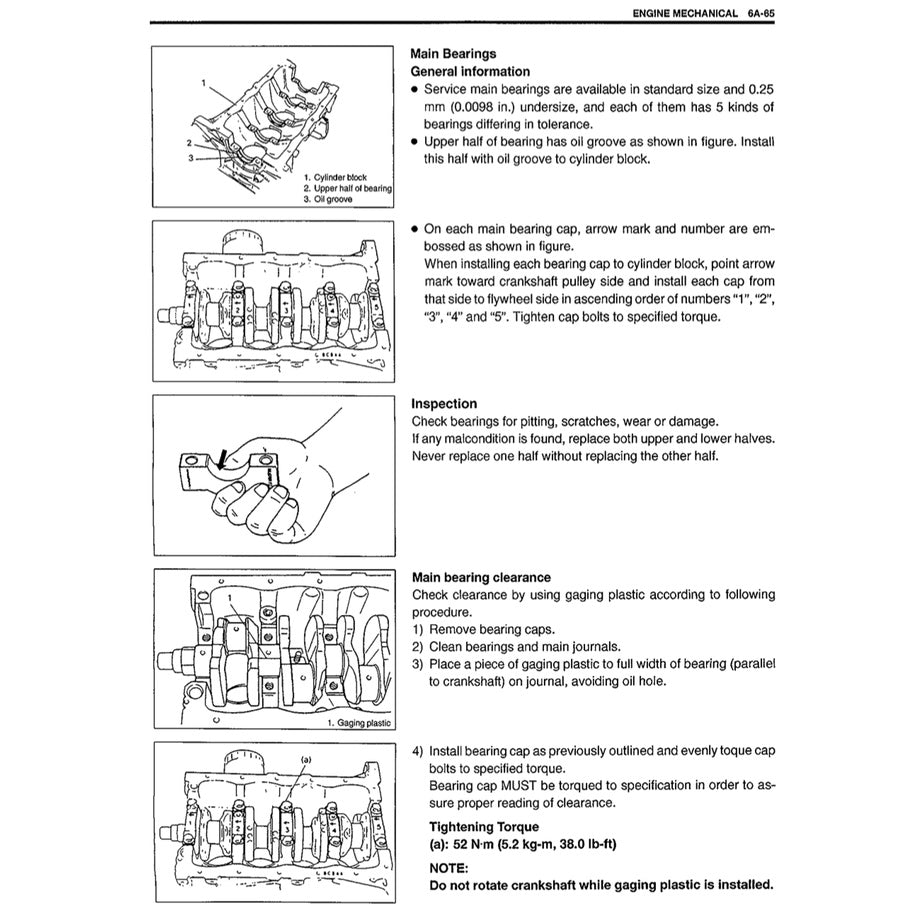 SUZUKI JIMNY JB (1998-2017) SERVICE WORKSHOP MANUAL
