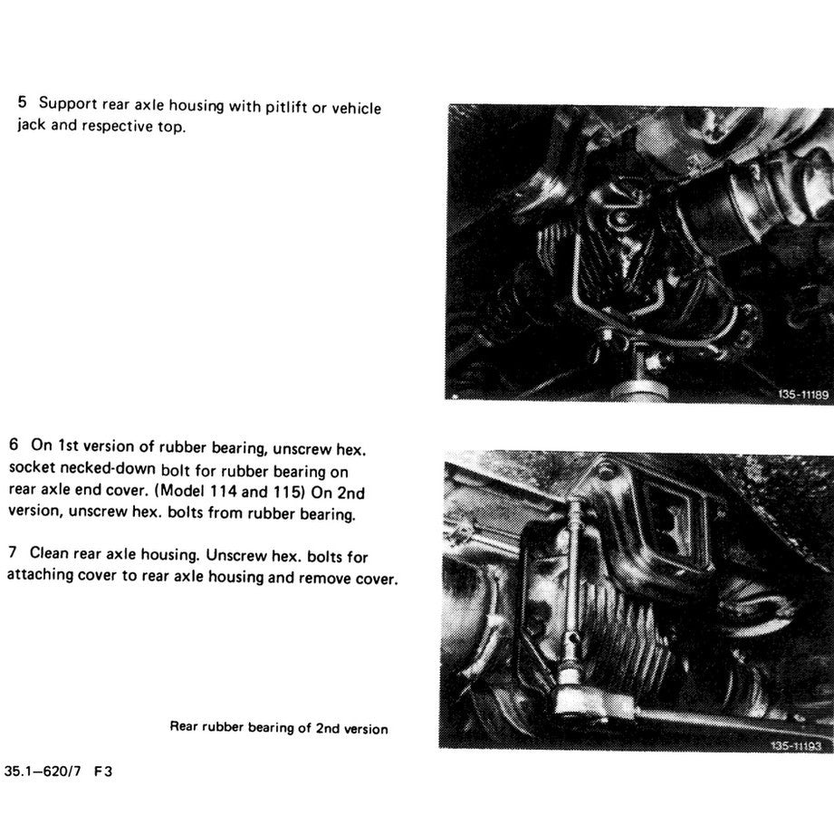 MERCEDES-BENZ W114 W115 (1968-1976) SERVICE WORKSHOP MANUAL LIBRARY