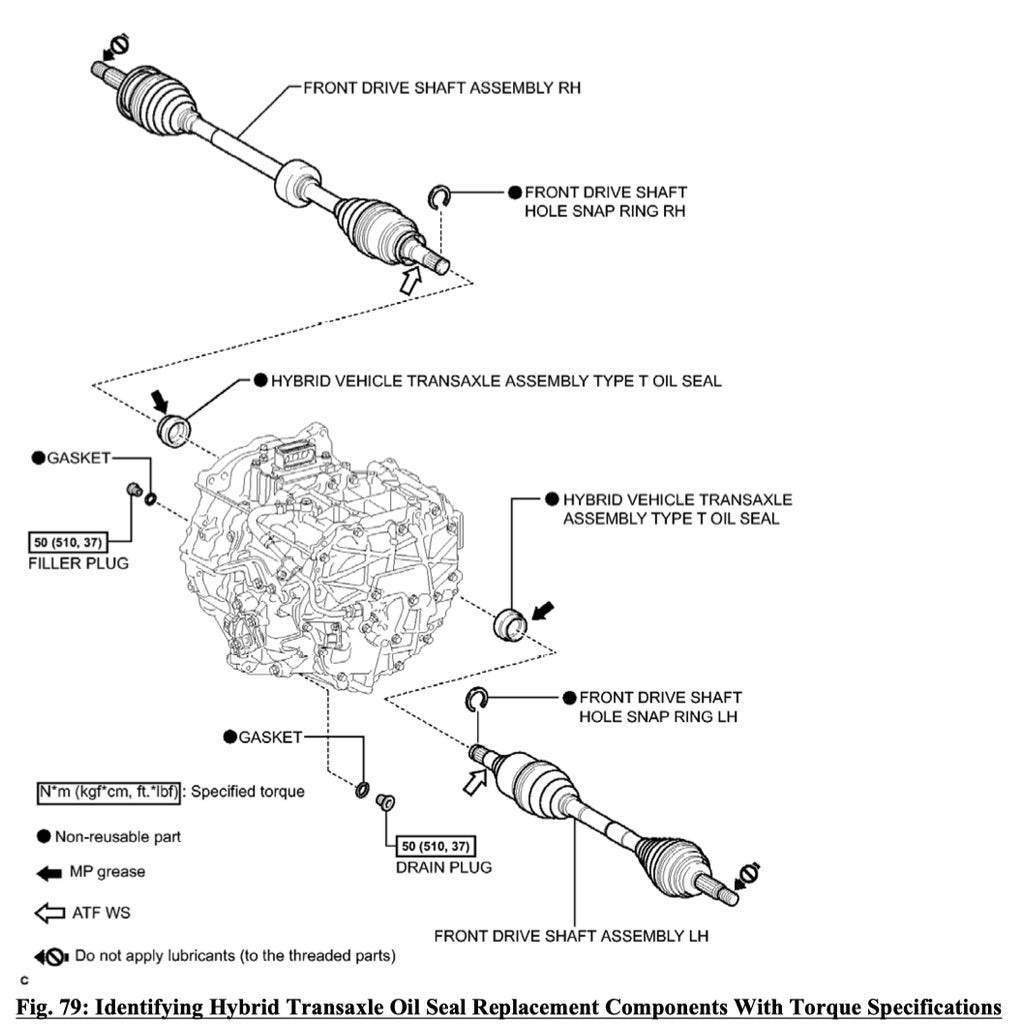 TOYOTA PRIUS-C NHP10 (2012-2019) SERVICE WORKSHOP MANUAL
