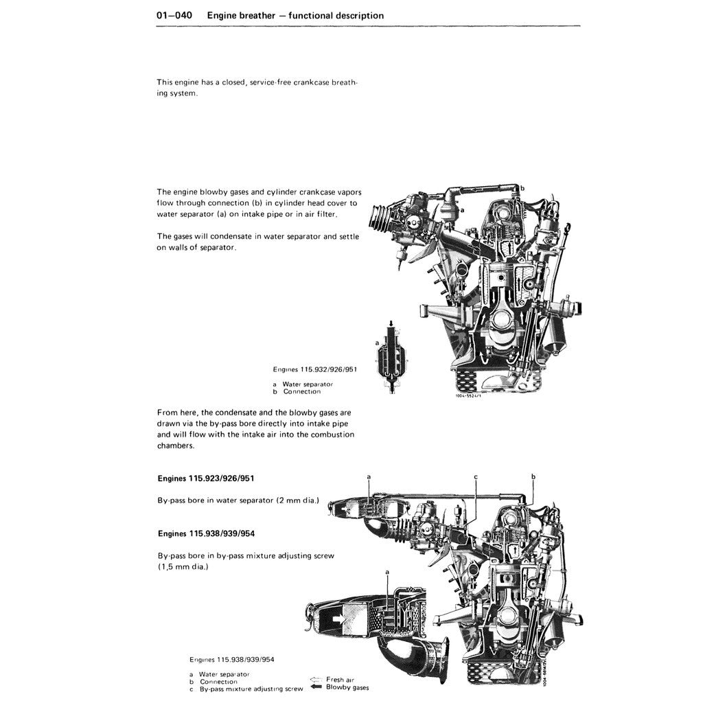 MERCEDES-BENZ W123 (1976-1986) SERVICE WORKSHOP MANUAL LIBRARY