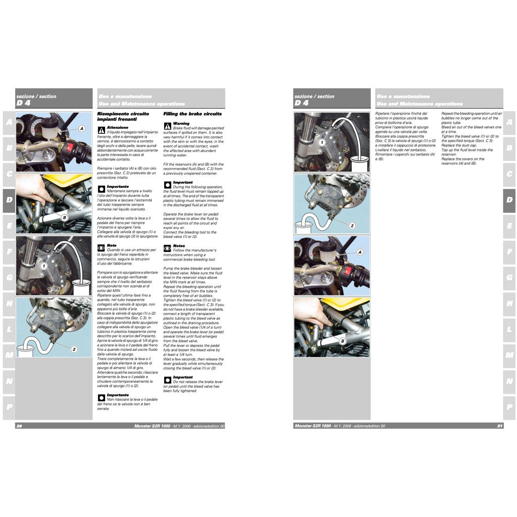 Ducati Monster S2R 1000 2006 SERVICE REPAIR WORKSHOP MANUAL (FACTORY)
