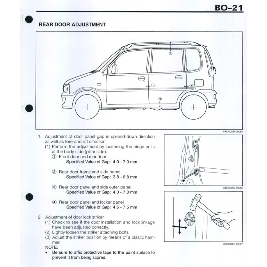PERODUA KENARI L901 (2000-2009) SERVICE WORKSHOP MANUAL
