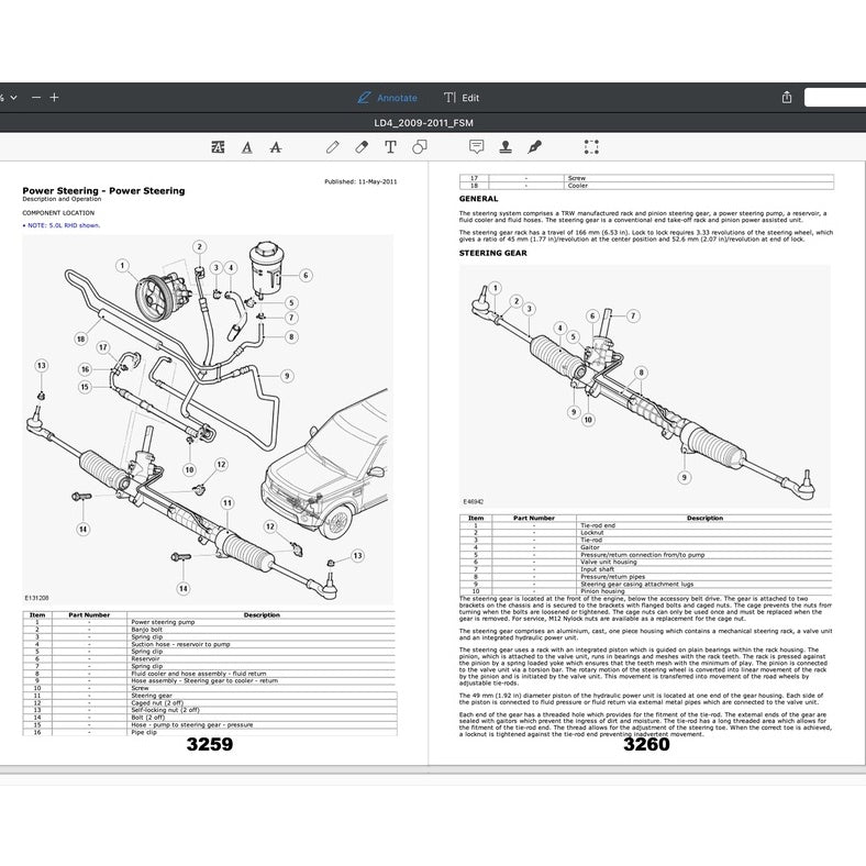 LAND ROVER DISCOVERY 4 (2009-2016) SERVICE WORKSHOP MANUAL