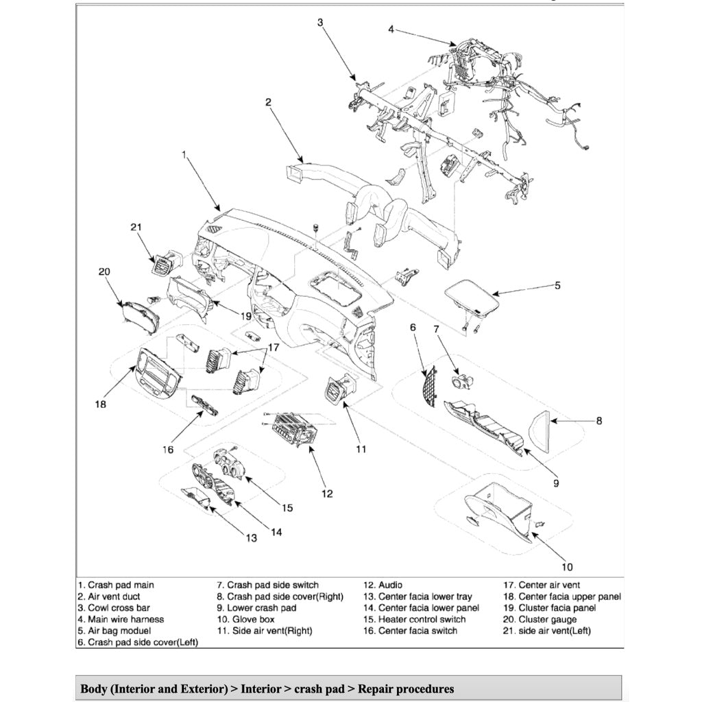 KIA RIO JB (2005-2011) SERVICE WORKSHOP MANUAL