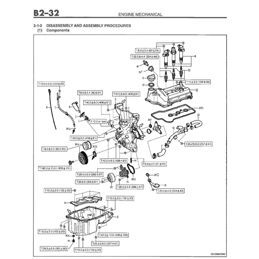 PERODUA AXIA B200 / D88N (2014-2021) SERVICE WORKSHOP MANUAL