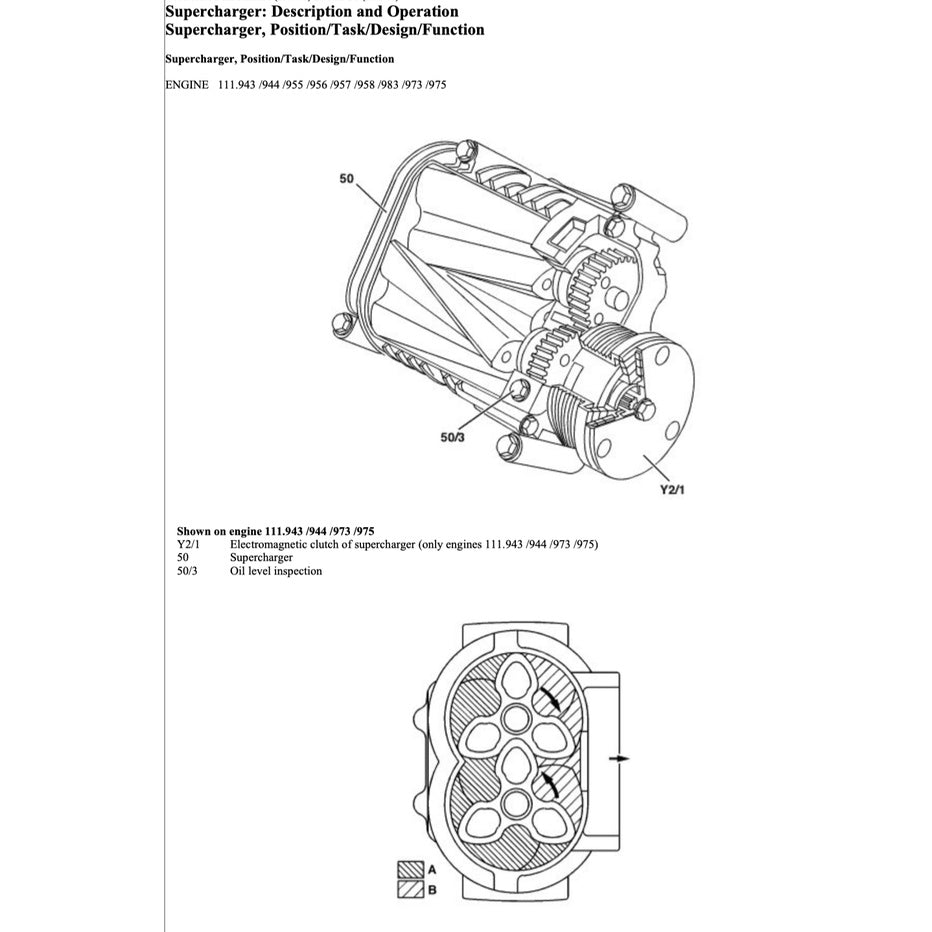 MERCEDES BENZ ENGINE M111 SERVICE REPAIR MANUAL