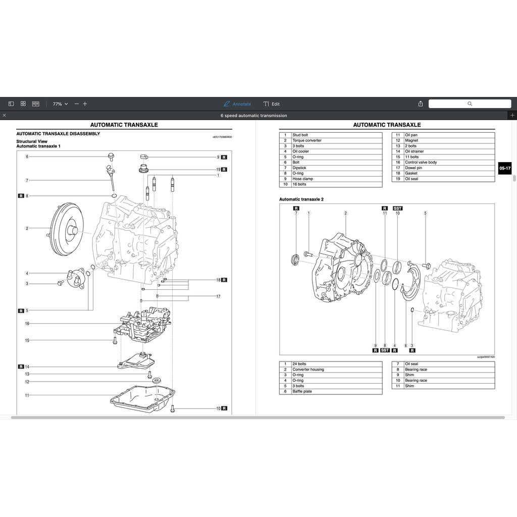 MAZDA 6 GJ1 (2013-2021) SERVICE WORKSHOP MANUAL