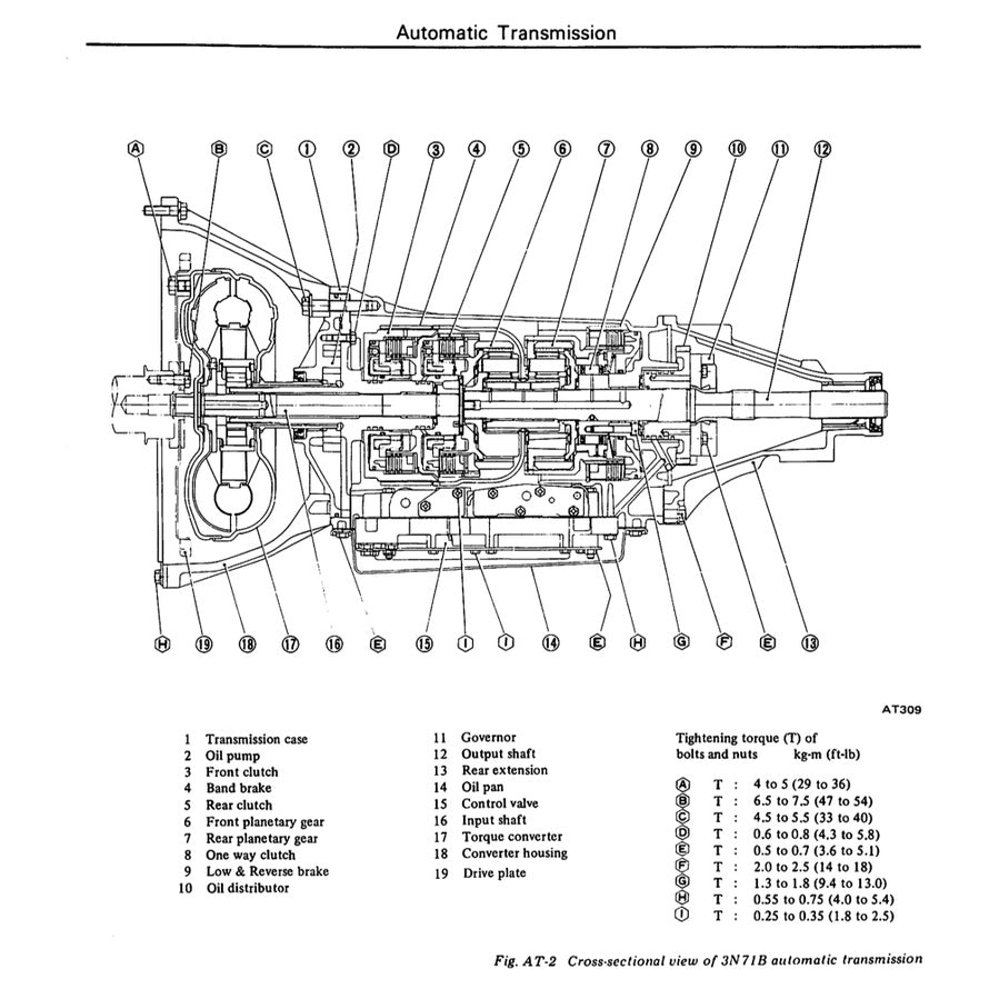 DATSUN SUNNY 120/130/140Y B210 (1973-1977) SERVICE WORKSHOP MANUAL