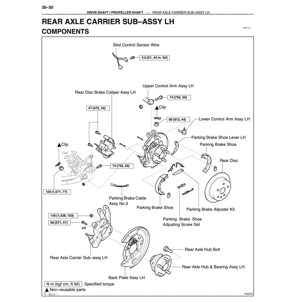 TOYOTA AVENSIS (2003-2009) SERVICE WORKSHOP MANUAL