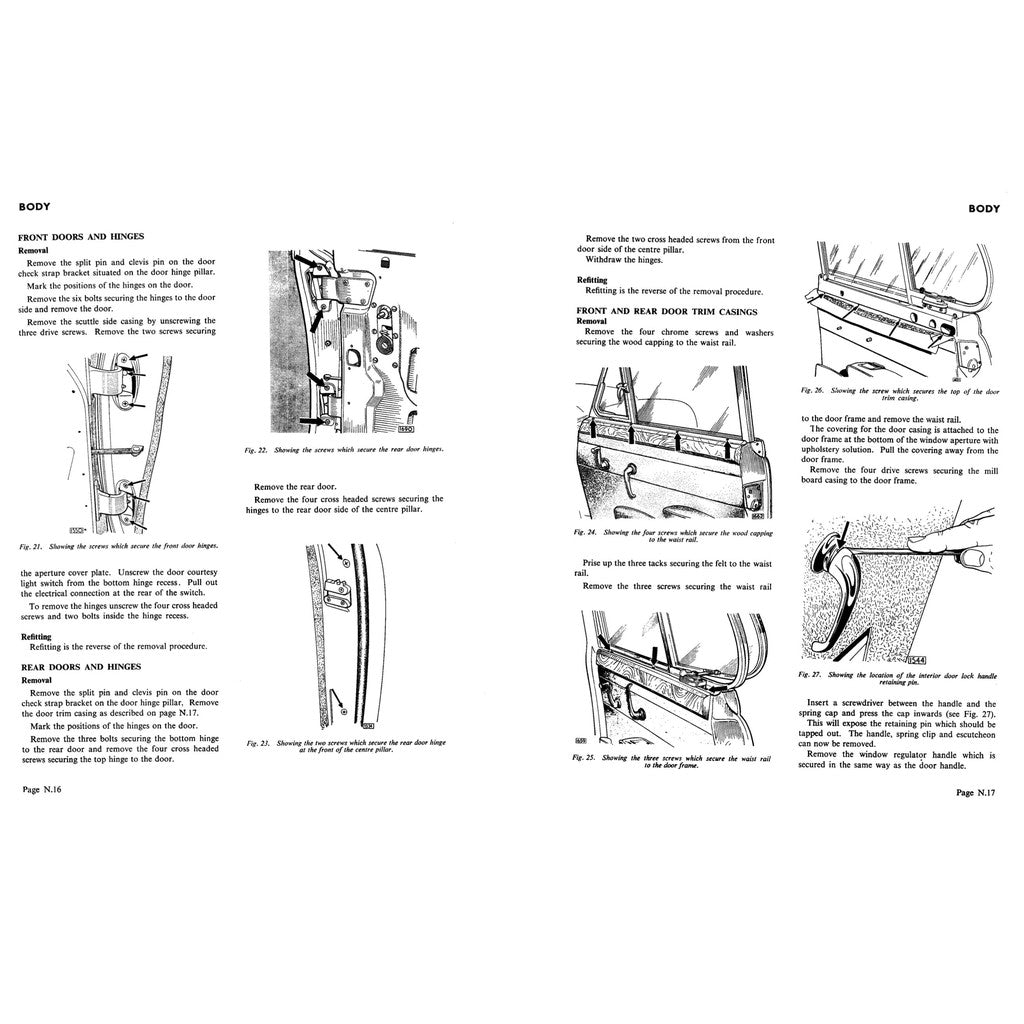 JAGUAR MK2 (1959-1967) SERVICE WORKSHOP MANUAL
