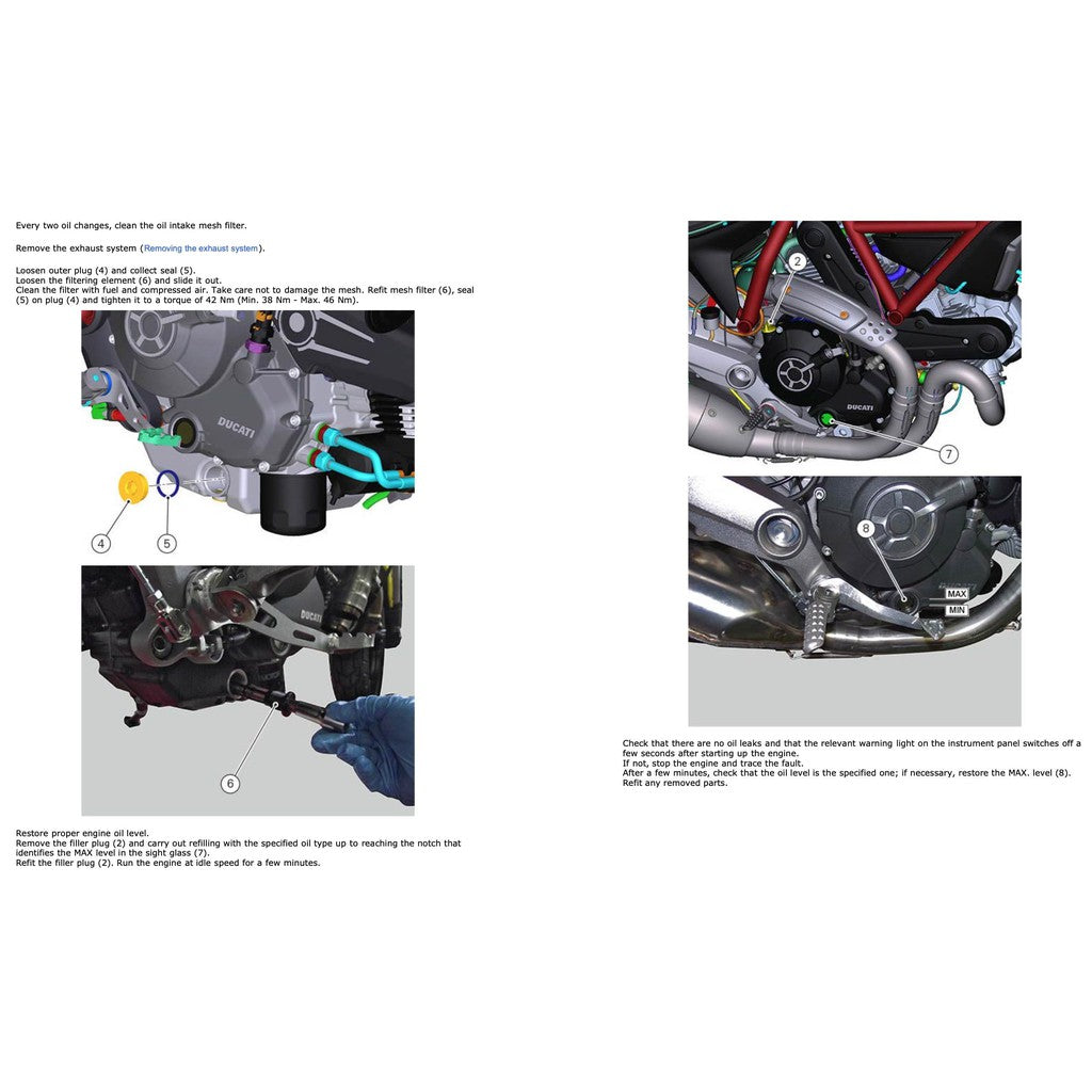 DUCATI SCRAMBLER 800 (2015-2018) SERVICE REPAIR WORKSHOP MANUAL + PARTS CATALOGUE + OWNER'S MANUAL