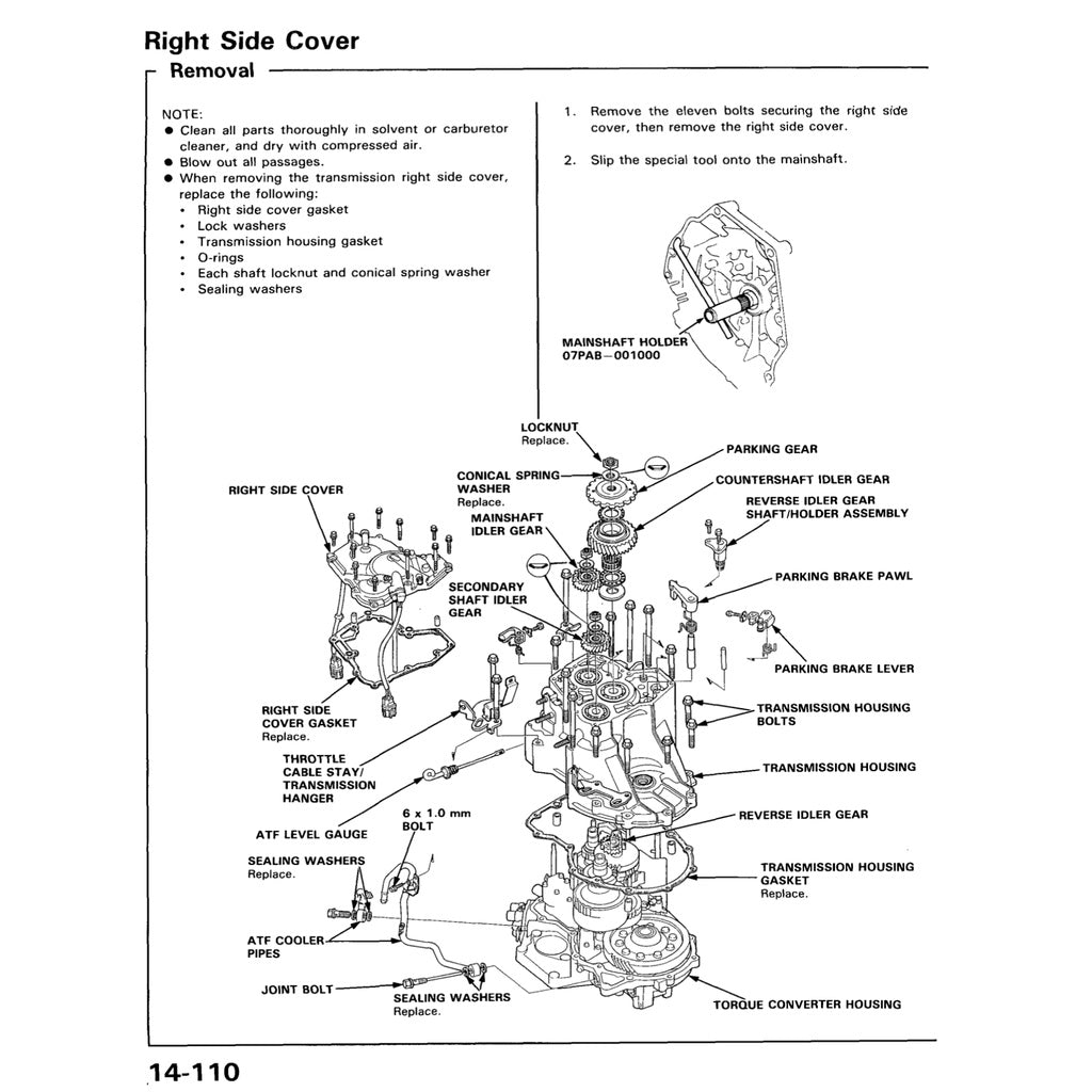 HONDA ACCORD 5 CD (1993-1997) SERVICE WORKSHOP MANUAL