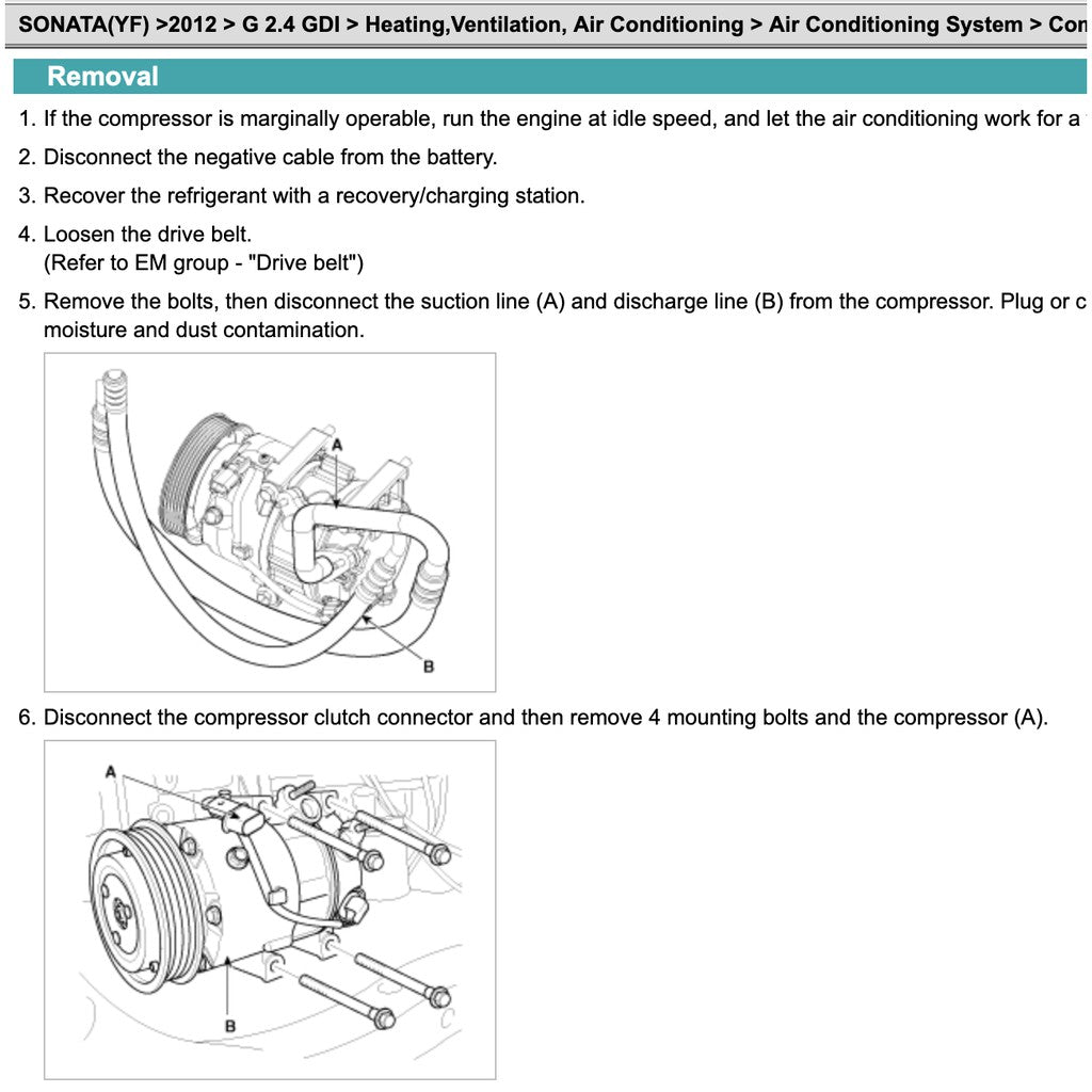 SONATA HYUNDAI SONATA i45 YF (2010-2015) SERVICE WORKSHOP MANUAL