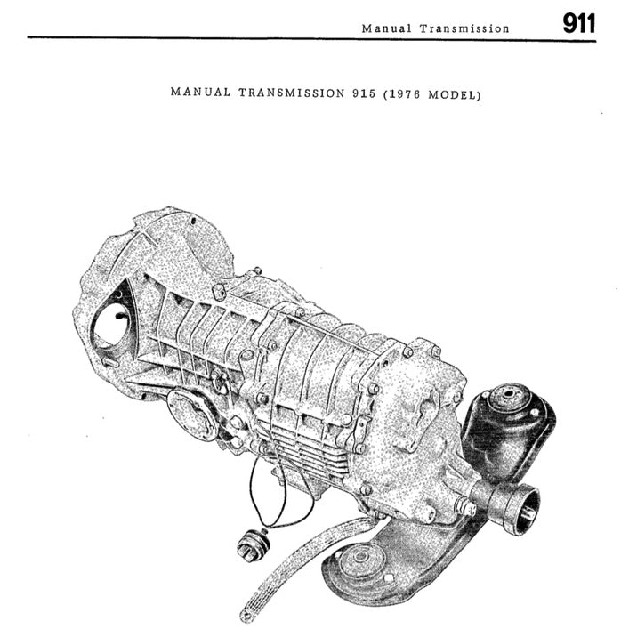 PORSCHE 911 (1970-1983) SERVICE WORKSHOP MANUAL + PARTS CATALOGUE