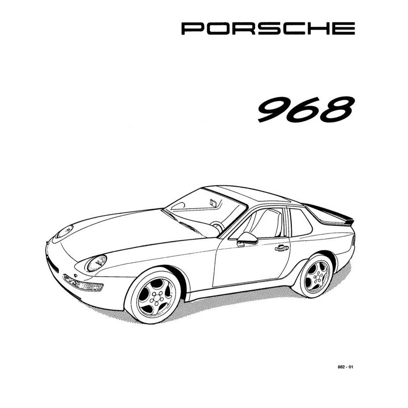 PORSCHE 968 (1991-1995) SERVICE WORKSHOP MANUAL