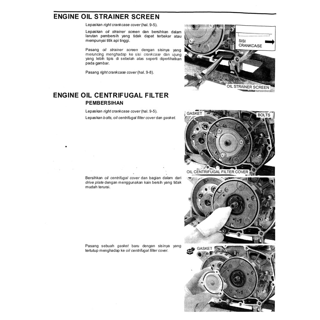 HONDA WAVE 110 SERVICE WORKSHOP MANUAL / BUKU PEDOMAN REPARASI