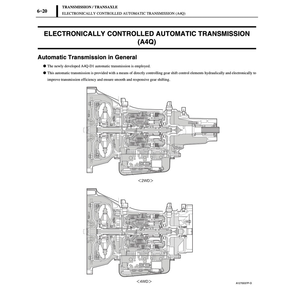 PERODUA NAUTICA (2008-2009) SERVICE WORKSHOP MANUAL
