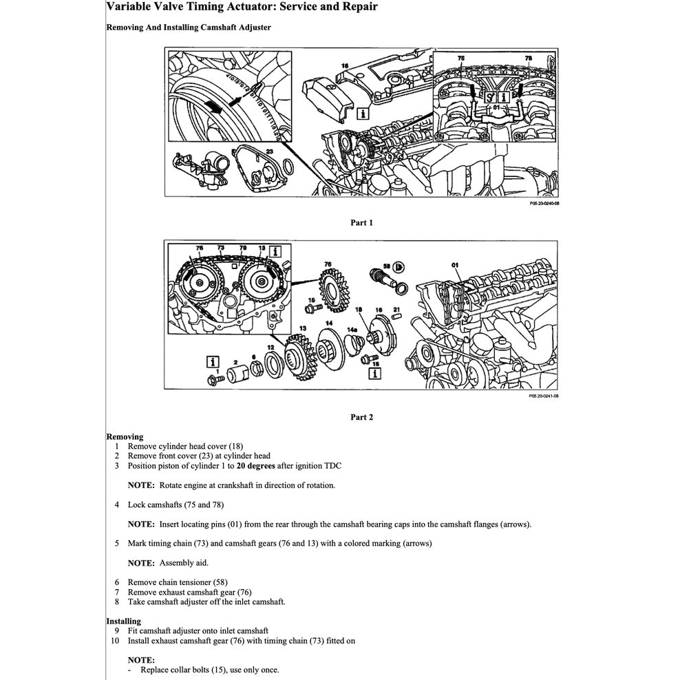 MERCEDES BENZ ENGINE M111 SERVICE REPAIR MANUAL