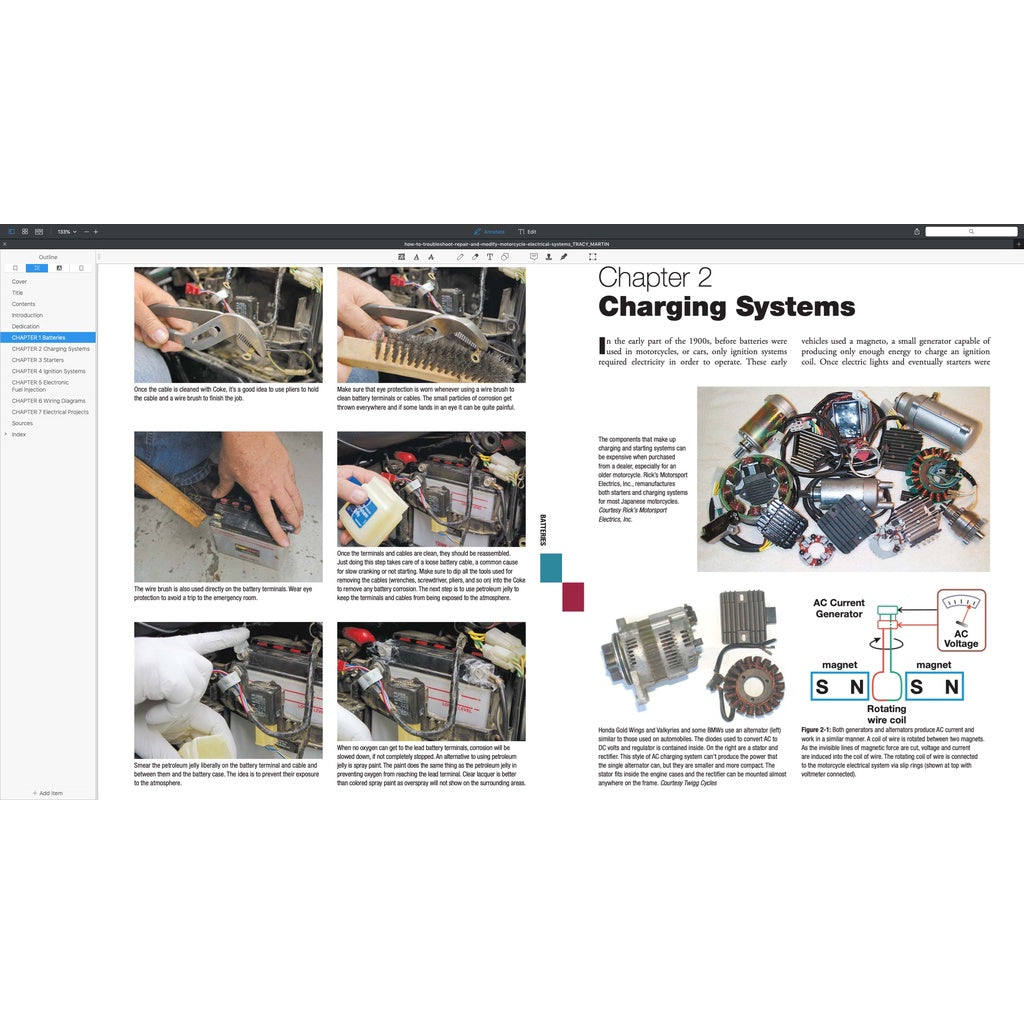 HOW TO TROUBLESHOOT, REPAIR, MODIFY MOTORCYCLE ELECTRICAL SYSTEM (2014) - TRACY MARTN