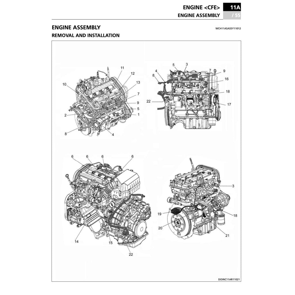 PROTON EXORA BOLD FZ CPS/CFE (2009-2017) SERVICE WORKSHOP MANUAL