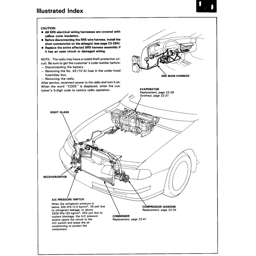 HONDA PRELUDE BA3-8/9 BB4 (1992-1996) SERVICE WORKSHOP MANUAL