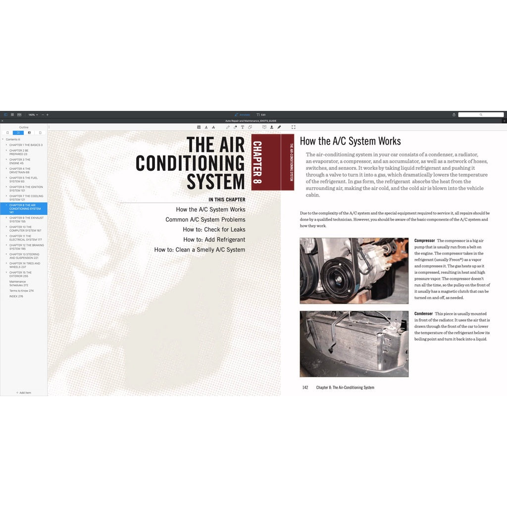 AUTO REPAIR & MAINTENANCE IDIOT'S GUIDE (2015)