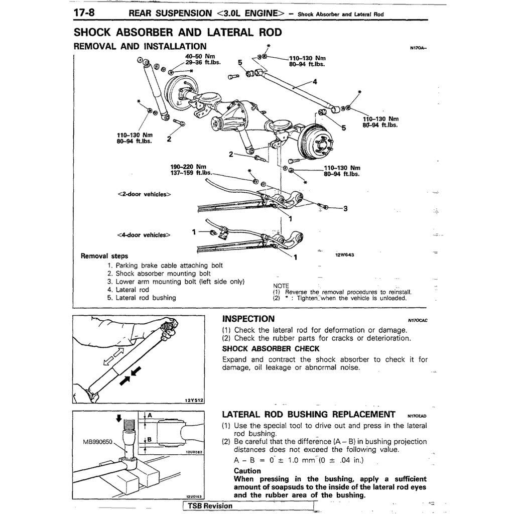 MITSUBISHI PAJERO L040 (1982-1991) SERVICE WORKSHOP MANUAL