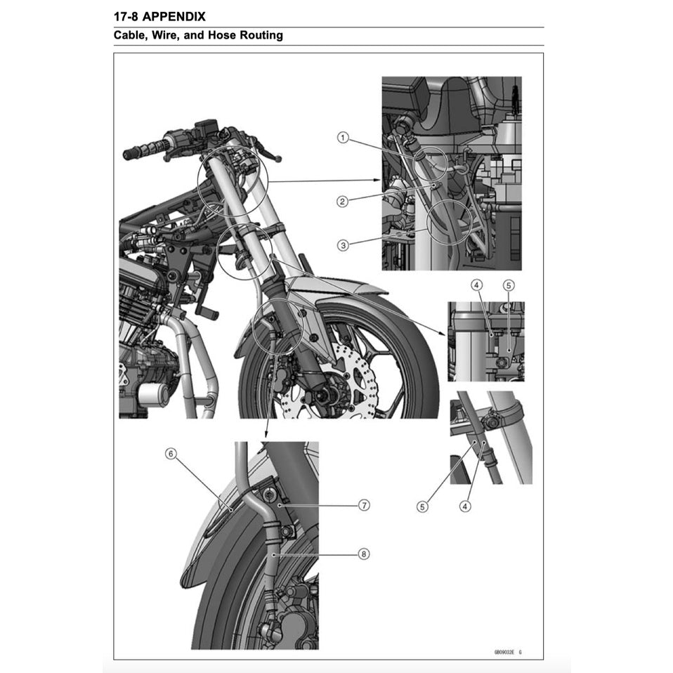 KAWASAKI NINJA 300 (2013-2017) SERVICE WORKSHOP MANUAL + PARTS CATALOGUE + OWNER'S MANUAL
