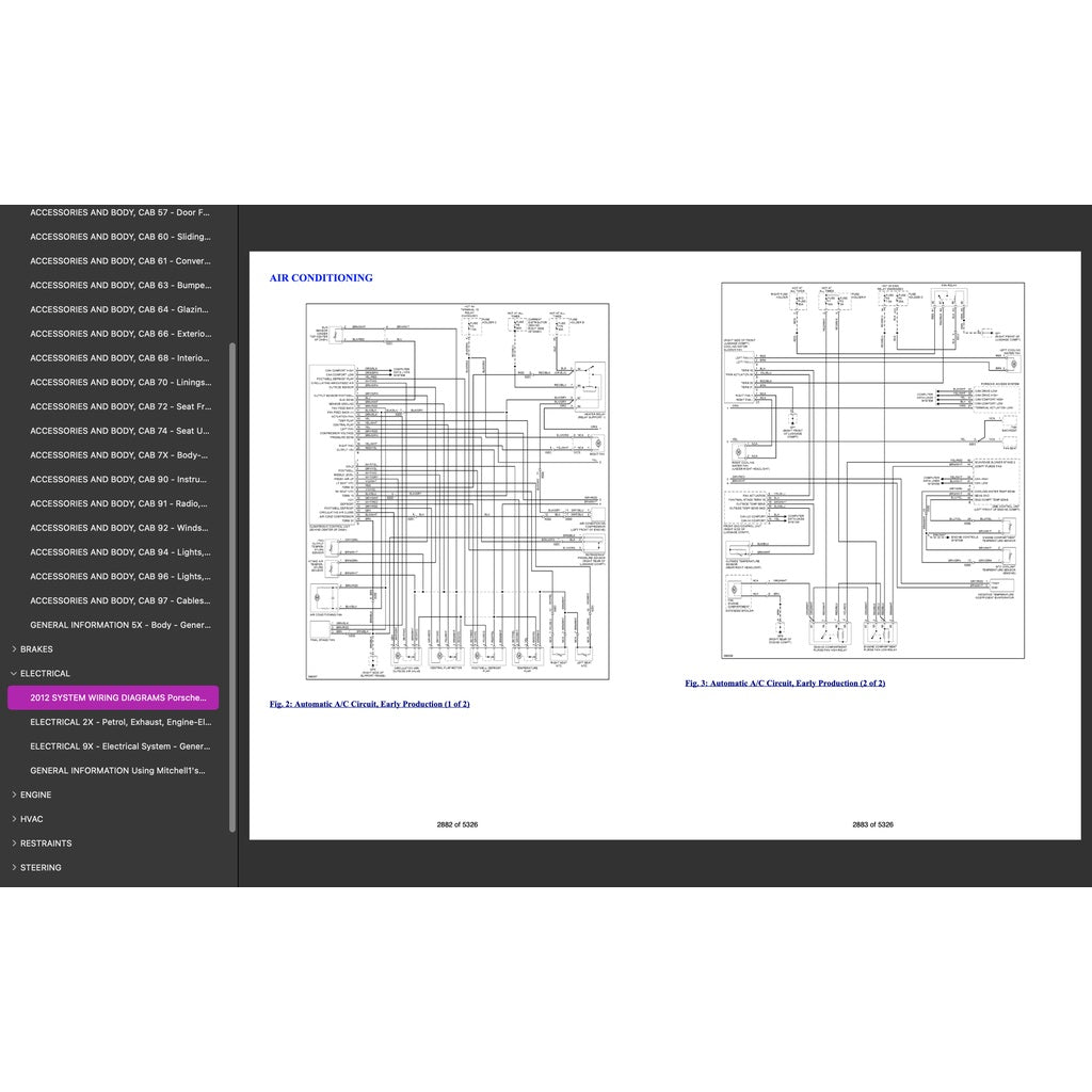 PORSCHE 911 991.1 (2011-2016) SERVICE WORKSHOP MANUAL + PARTS CATALOGUE