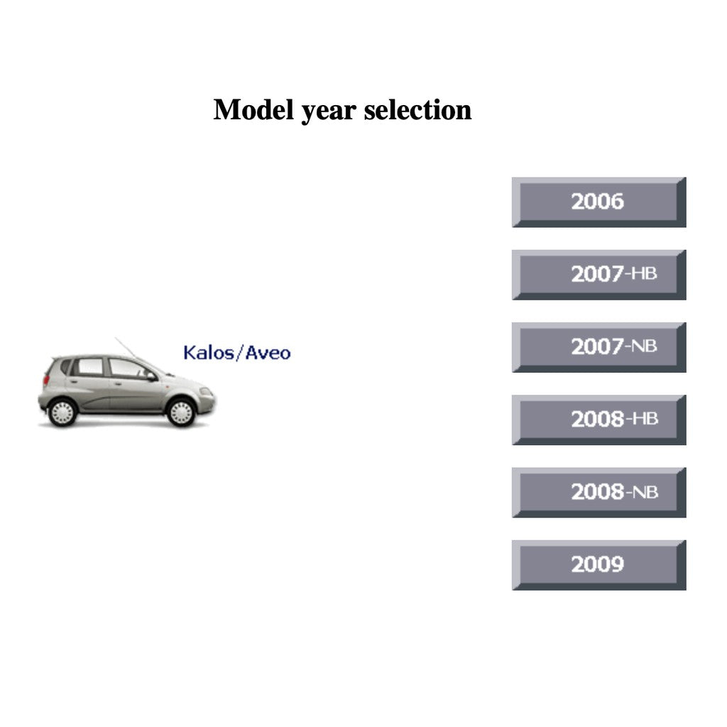 CHEVROLET AVEO (2006-2009) SERVICE WORKSHOP MANUAL - !! WORKSHOP/DEALER MOST WANTED !!