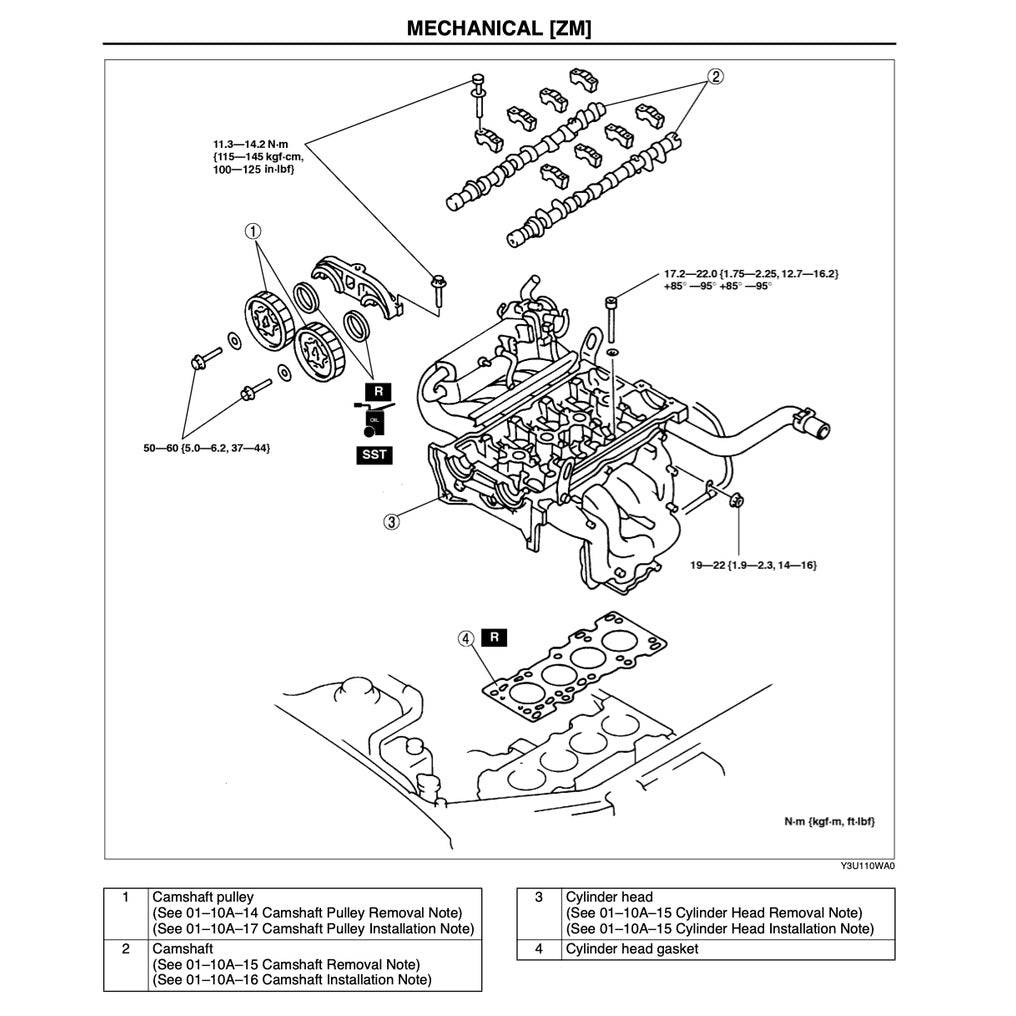 MAZDA 323 FAMILIA BJ (1998-2003) SERVICE WORKSHOP MANUAL