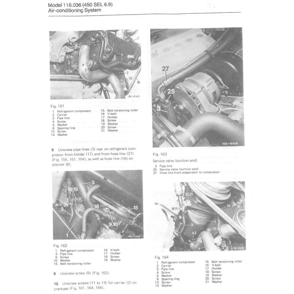 MERCEDES-BENZ W116 (1972-1980) SERVICE WORKSHOP MANUAL