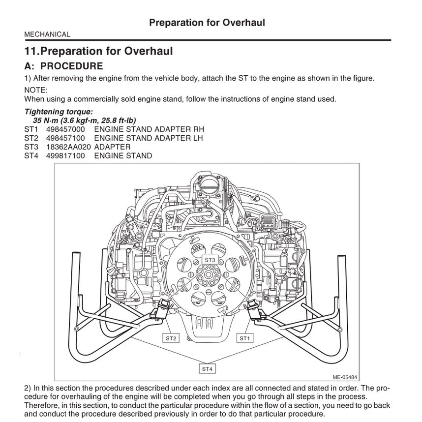 SUBARU XV / CROSSTREK GJ/GP (2012-2017) SERVICE WORKSHOP MANUAL