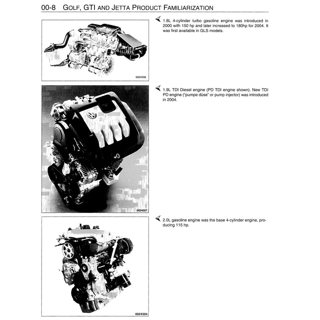 VW GOLF MK4 (1999-2005) SERVICE WORKSHOP MANUAL