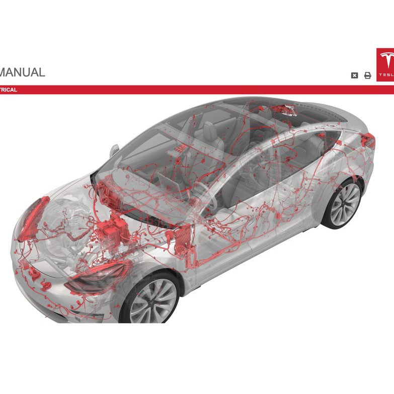 TESLA MODEL 3 (2017+) SERVICE WORKSHOP MANUAL