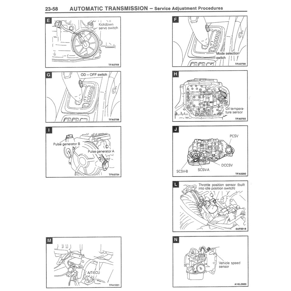 PROTON PERDANA S4 (1995-1998) SERVICE WORKSHOP MANUAL WORKBOOK