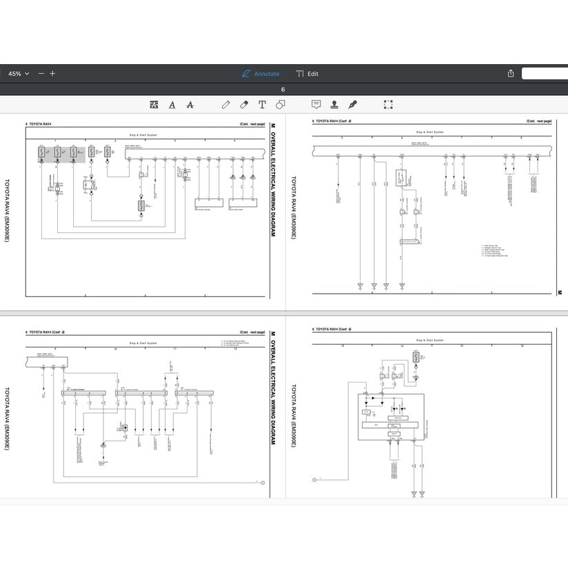 TOYOTA RAV4 XA40 (2013-2018) SERVICE WORKSHOP MANUAL