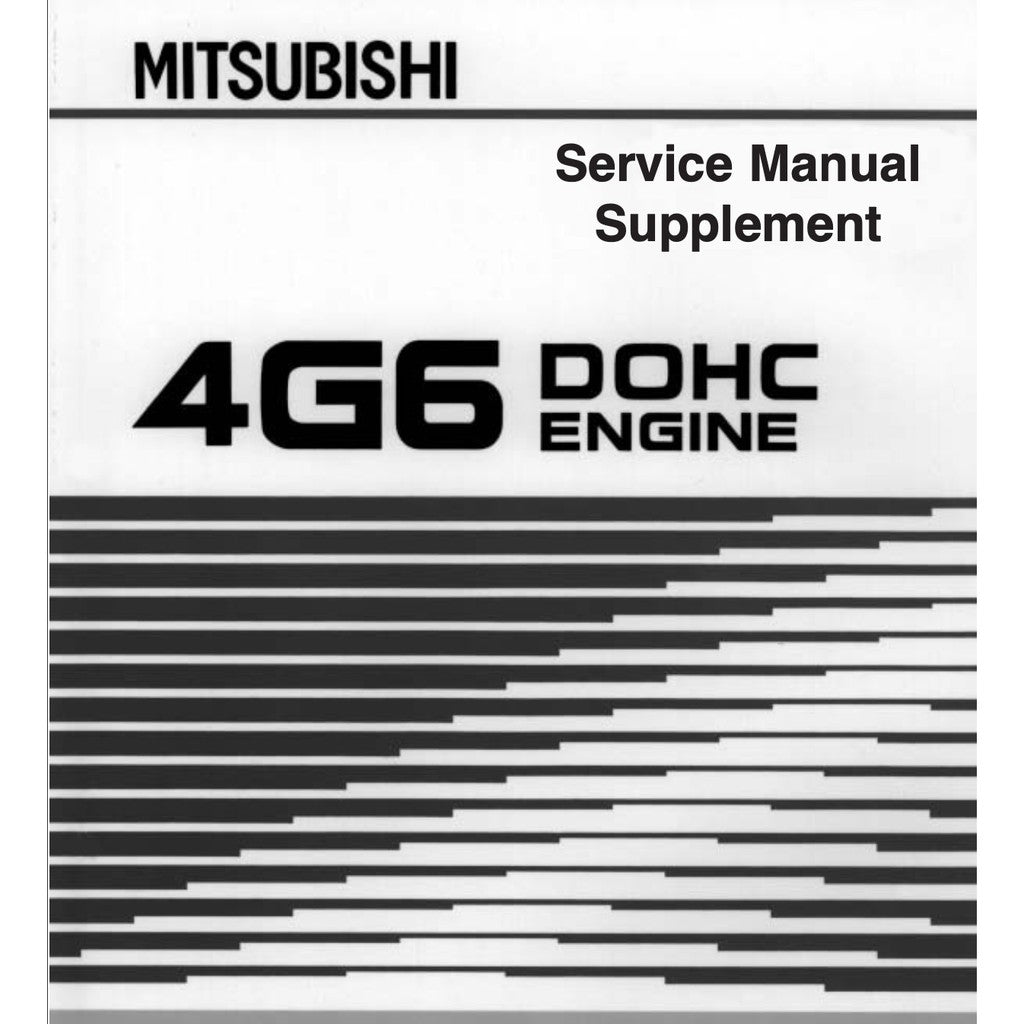MITSUBISHI LANCER EVO 3,4,5,6,7,8,9,10 (1995-2007) SERVICE WORKSHOP MANUAL