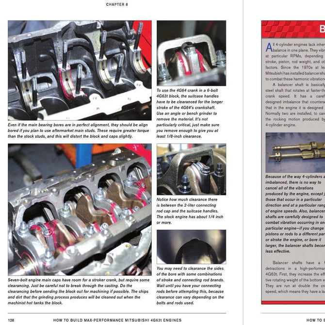 4G63 - HOW TO BUILD MAX-PERFORMANCE MITSUBISHI 4G63T ENGINE (2009) R. BOWEN - SA148